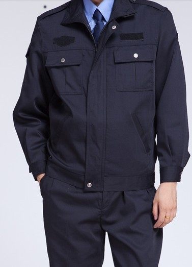 保安服春秋套装保安拉链款安保服工作服秋冬装酒店门卫服装