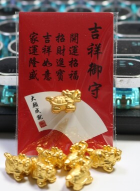 日本浅草吉祥御守钱龟金龟龙龟元宝纳福长寿祈愿幸运符礼品摆件