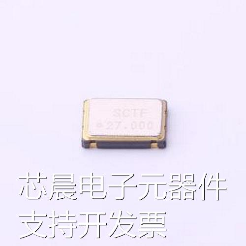 SX7M27.000B10F20TNN 27MHz±10ppm 3.3V CMOS SMD7050-4P原装现