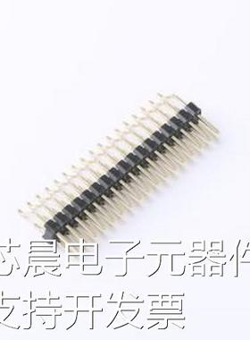 X6521WRS-2x17H-C60D75 排针 2x17P 间距:2.54mm 方针 SMD,P=2.54