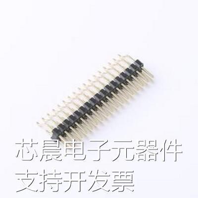 X6521WRS-2x17H-C60D75 排针 2x17P 间距:2.54mm 方针 SMD,P=2.54