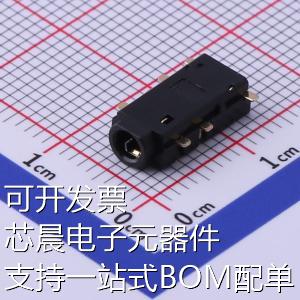 PJ-258-6A音频连接器 2.5mm耳机座沉板式原装现货