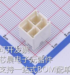 1376386-1 线对板/线对线连接器 2x2P 间距:5mm 直插原装现货