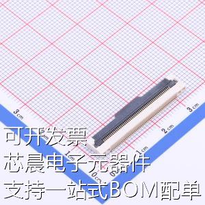 THD0527A-51CL-GF FFC/FPC连接器间距:0.5mm P数:51P翻盖式下