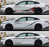 雪弗兰19款 迈锐宝XL车贴拉花科鲁兹泽车身腰线彩条贴画科沃兹改装