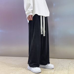 2025秋装男生宽松直筒运动裤休闲裤D201-DM157-P40图片