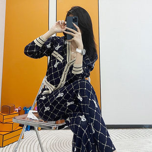 小香风针织套装女2026春秋新款时尚减龄洋气阔腿裤气质两件套潮