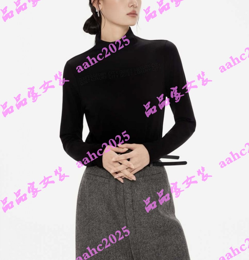 ISAYIDO傲丝度2025冬装新款国内正品代购长袖T恤174P6121 吊牌399