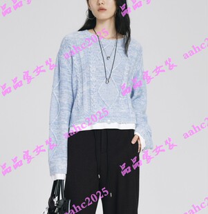 ibudu伊布都2025冬装新款国内正品代购毛衫Y25420209M00 吊牌799