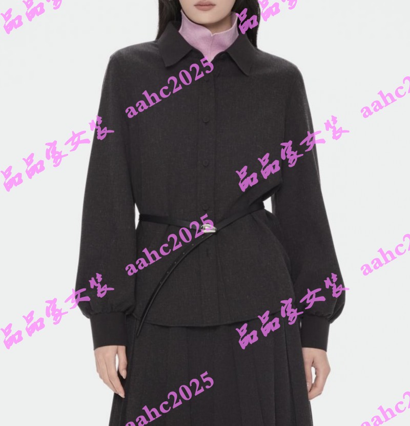 ISAYIDO傲丝度2025冬装新款国内正品代购衬衫174N5342 吊牌599