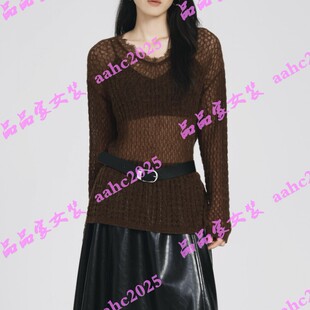 ibudu伊布都2025冬装新款国内正品代购毛衫Y25410108M00 吊牌599