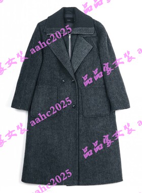 ST.carol圣卡萝2025冬装新款国内正品代购双面呢6512137 吊牌3599