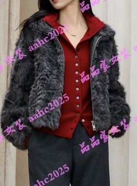 Aitoo·Suxi艾凸苏希2025冬装新款国内正品代购皮草 A2541PC238
