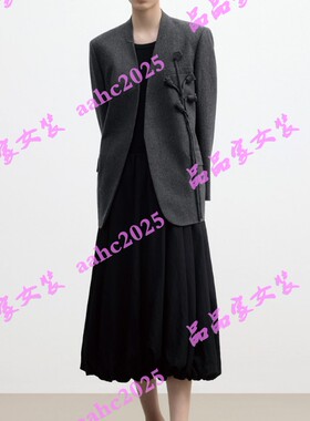 YOUXIZI尤西子2025冬装国内正品代购连衣裙2551L5454 吊牌1099