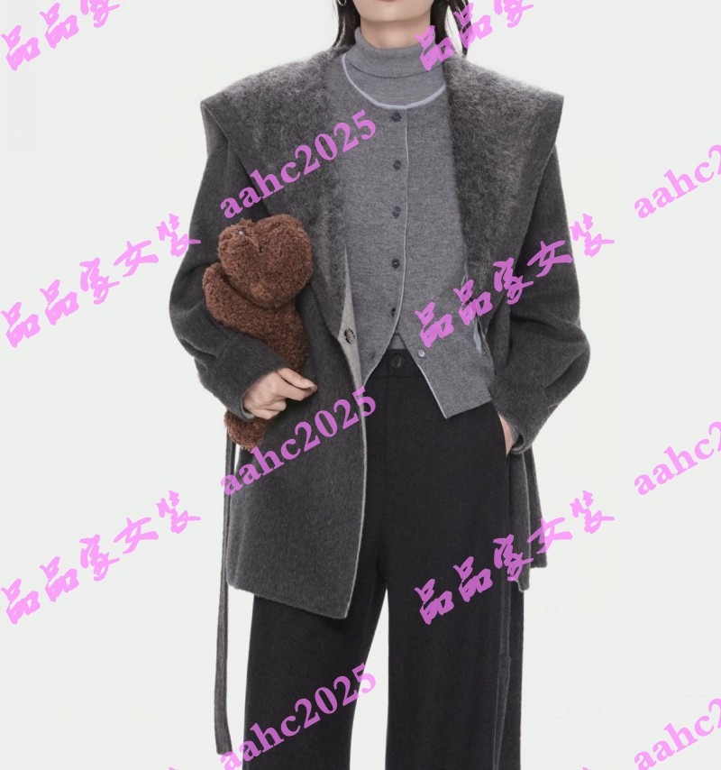 ISAYIDO傲丝度2025冬装新款国内正品代购双面呢174E3249 吊牌2699