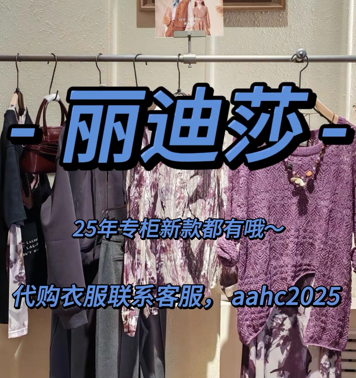 LIDISHA丽迪莎2025秋装冬装新款国内专柜正品代购所有款式