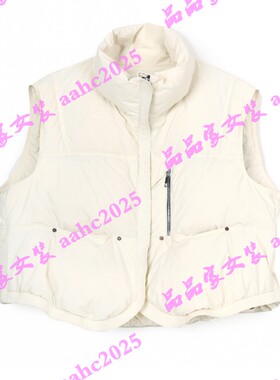 ST.carol圣卡萝2025冬装国内正品代购羽绒马甲6504001 吊牌1299