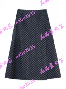 C.crlu可路莎2025冬装新款国内正品代购半身裙C254516 吊牌398