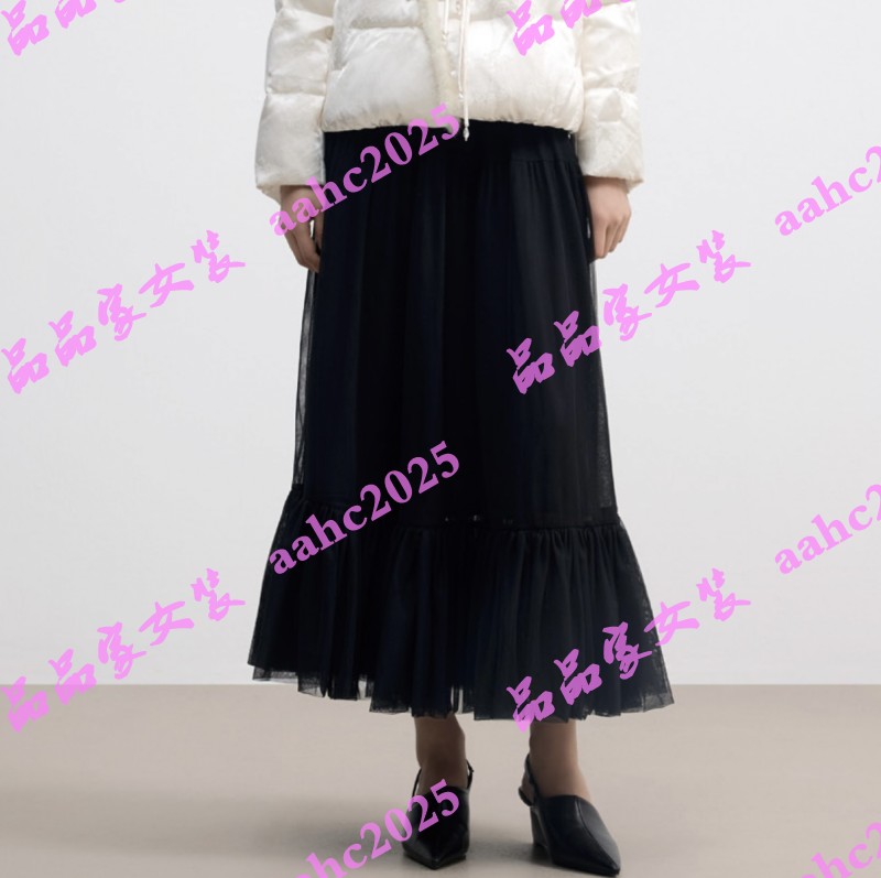 YOUXIZI尤西子2025冬装新款国内正品代购半身裙2556Q5580 吊牌659