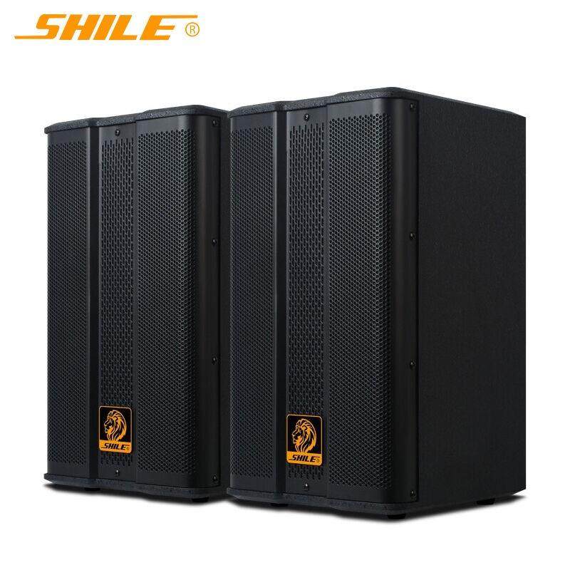 狮乐 BX-503音响8英寸木质壁挂培训舞蹈会议室教学家用卡拉OK音箱