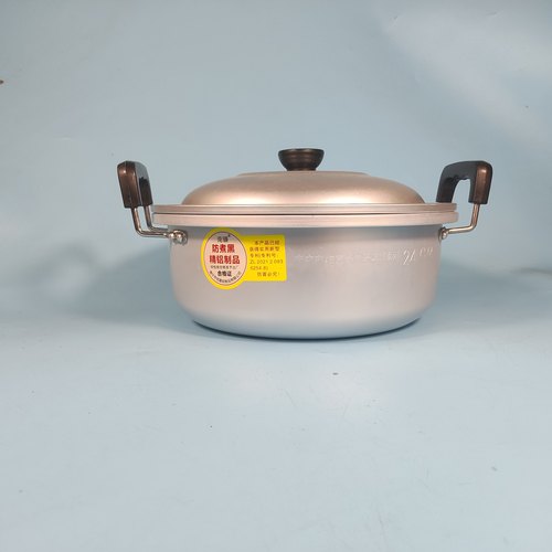 猫猫防煮黑铝矮锅中式汤锅煮锅