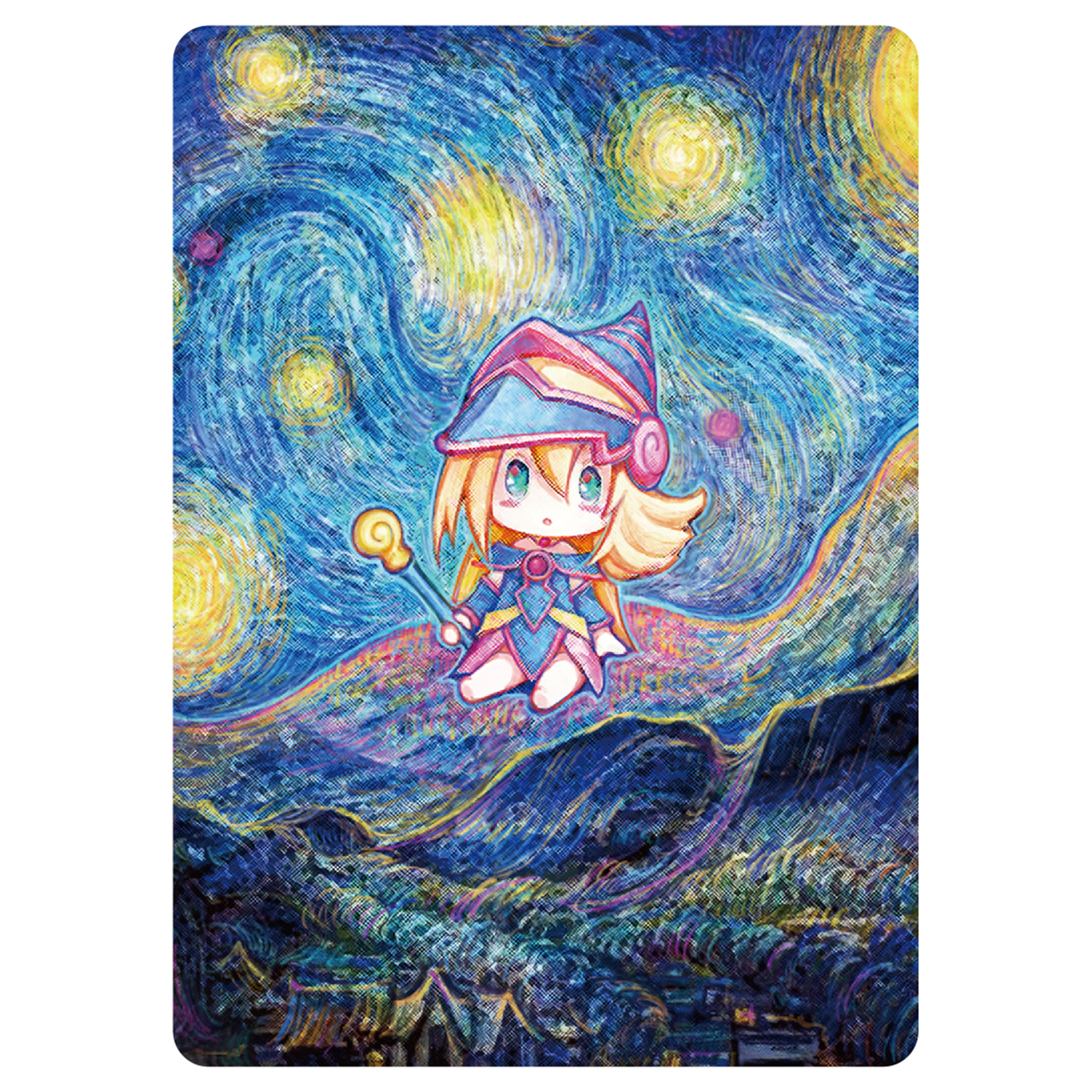 【黑猫卡牌】收藏卡-面闪SR/碎闪SPR-游戏王 黑魔女 梵高 星空