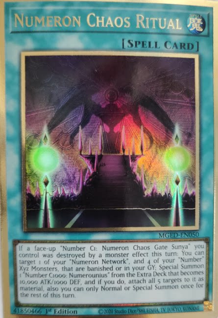 【黑猫卡牌】游戏王-pgr-源数混沌仪式 mged 一刷