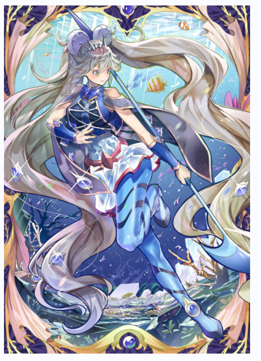 海晶少女水波葵叶船蛸