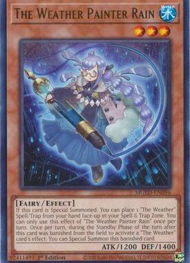 【黑猫卡牌】游戏王-金字R-雨天气 湛蓝 MGED 一刷