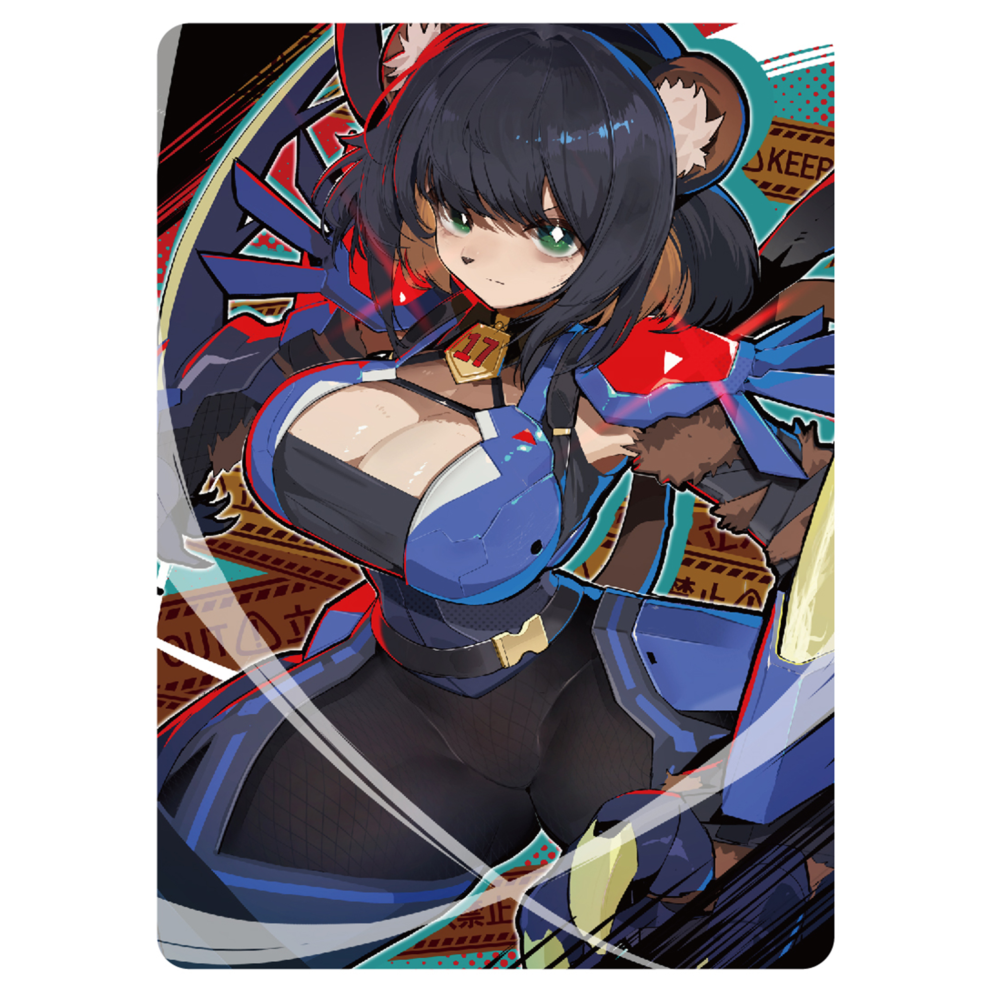 【黑猫卡牌】收藏卡-面闪SR/碎闪SPR-游戏王 K9-17号 “撕裂者”