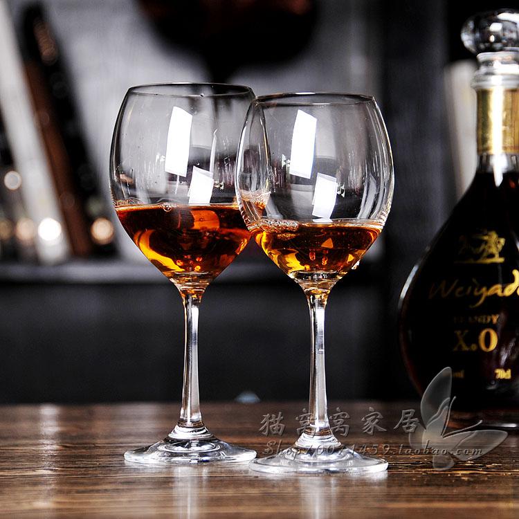 马尔代夫圆形无铅水晶玻璃红酒杯
