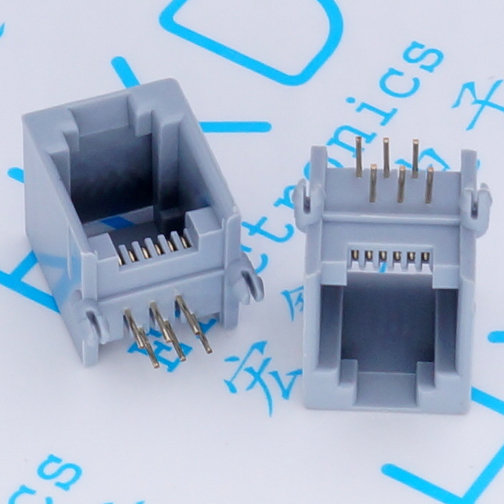 RJ11 »ÒÉ« 6P6µç»°²å×ù RJ12²å×ù Ë®¾§Í·Ä¸×ù 6P6C 6оˮ¾§Í·×ù×Ó
