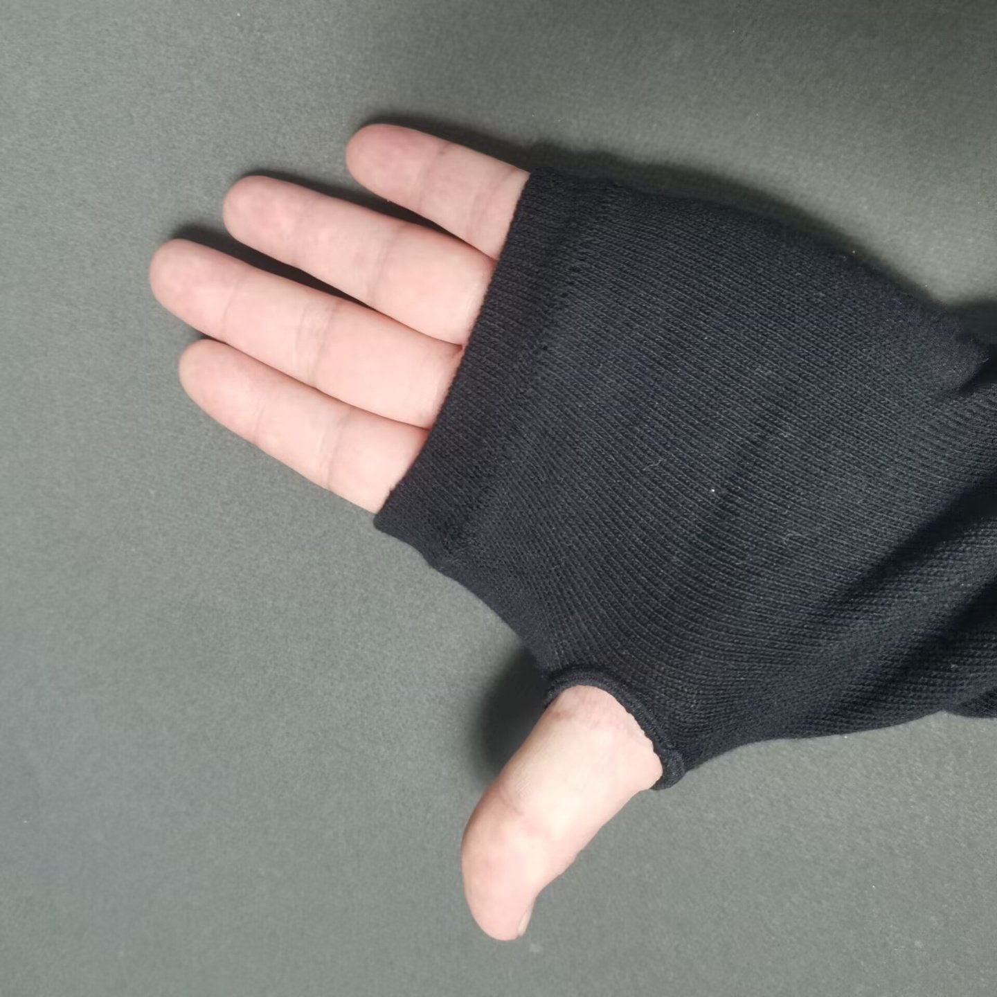 日单春夏季纯棉黑色长筒防晒袖套防晒袖套