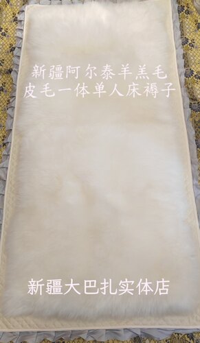 新疆高寒百分百绵羊皮毛一体褥子防潮保暖学生宿舍货车单双人床垫