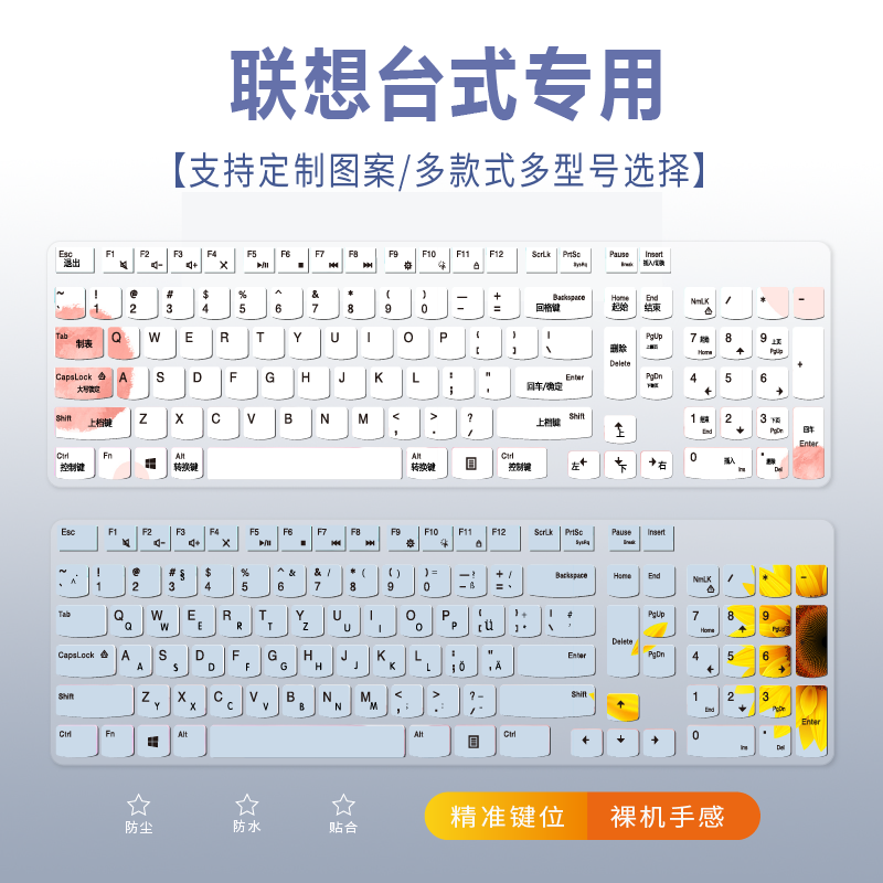 适用联想AIO 520C 21.5英寸致美一体机台式机电脑24键盘保护贴膜-封面