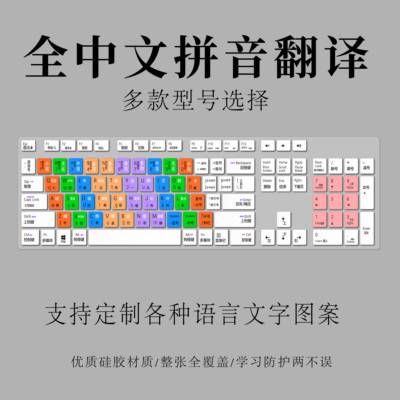 适用戴尔成就5090台式机电脑键盘膜OptiPlex3050/7440/7450汉字母