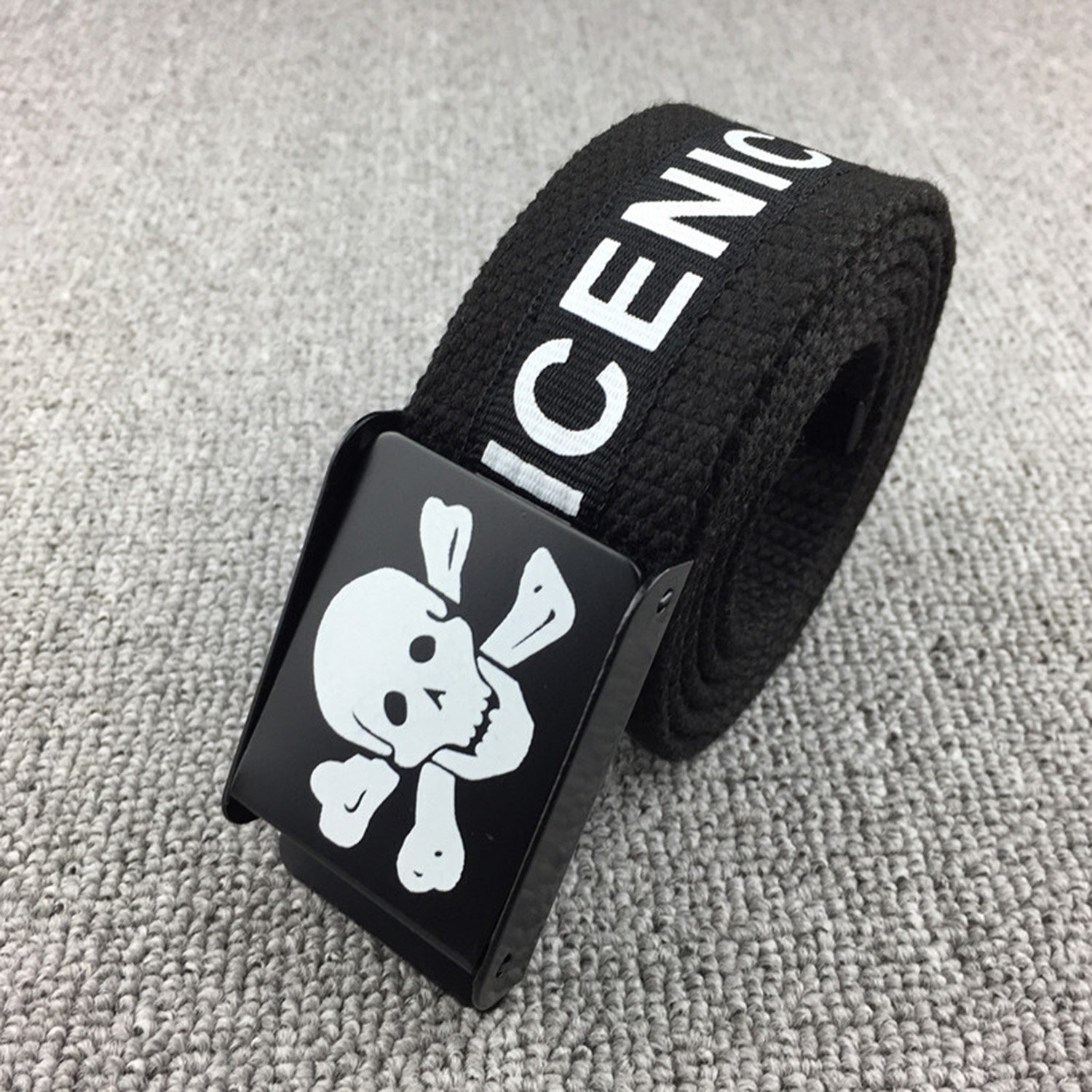 腰带男士潮2026新款帆布皮带年轻人休闲百搭潮流布料尼龙编织裤带