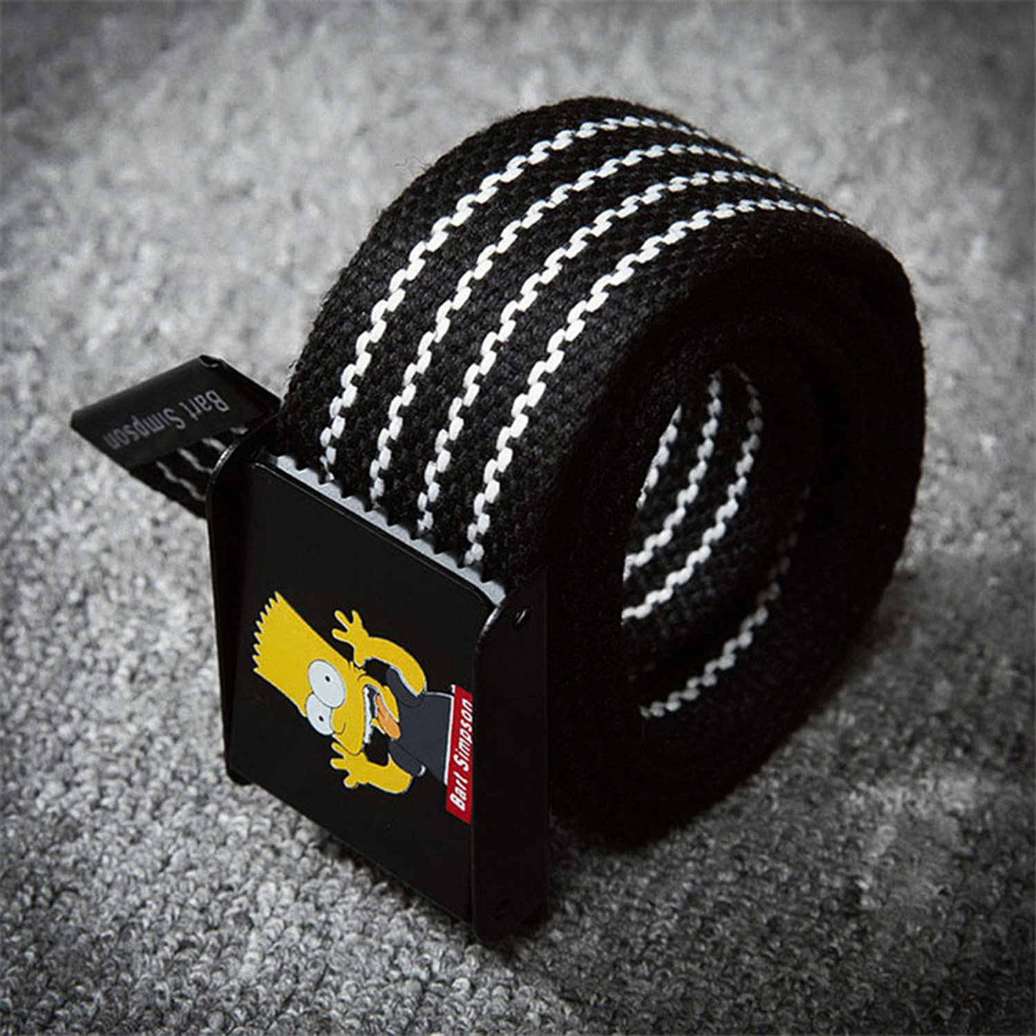 帆布腰带男女潮ins牛仔裤带年轻人韩版简约百搭时尚自动扣皮带