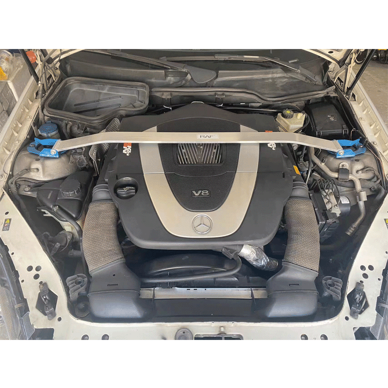 05-11款SLK300/SLK200/SLK350顶吧平衡前顶吧防倾侧加固稳定改装