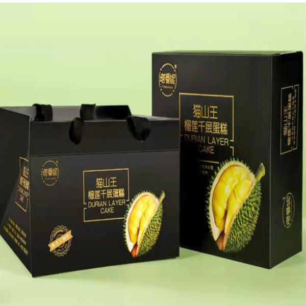 塔曼妮貓山王榴蓮千層蛋糕廠家直發(fā)順豐包郵450克*6寸