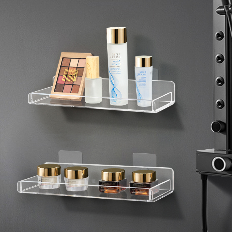 卫生间透明壁挂式马桶置物架