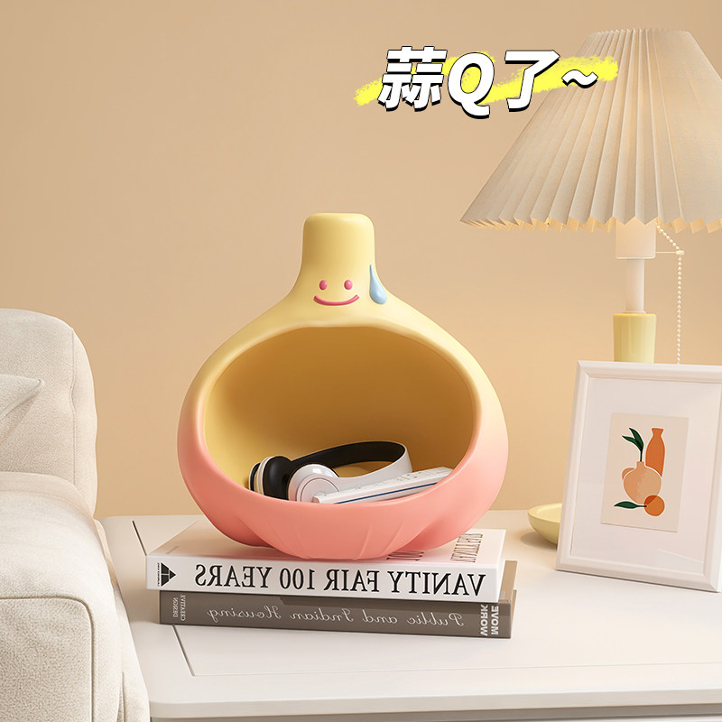 创意桌面收纳摆件入户进门口摆设鞋柜电视柜置物架玄关钥匙收纳盒