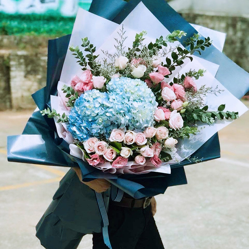 巨型求婚上海玫瑰教师节鲜花速递