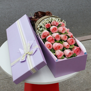 重庆鲜花速递同城红玫瑰花束礼盒渝中江北沙坪坝九龙坡生日送花店