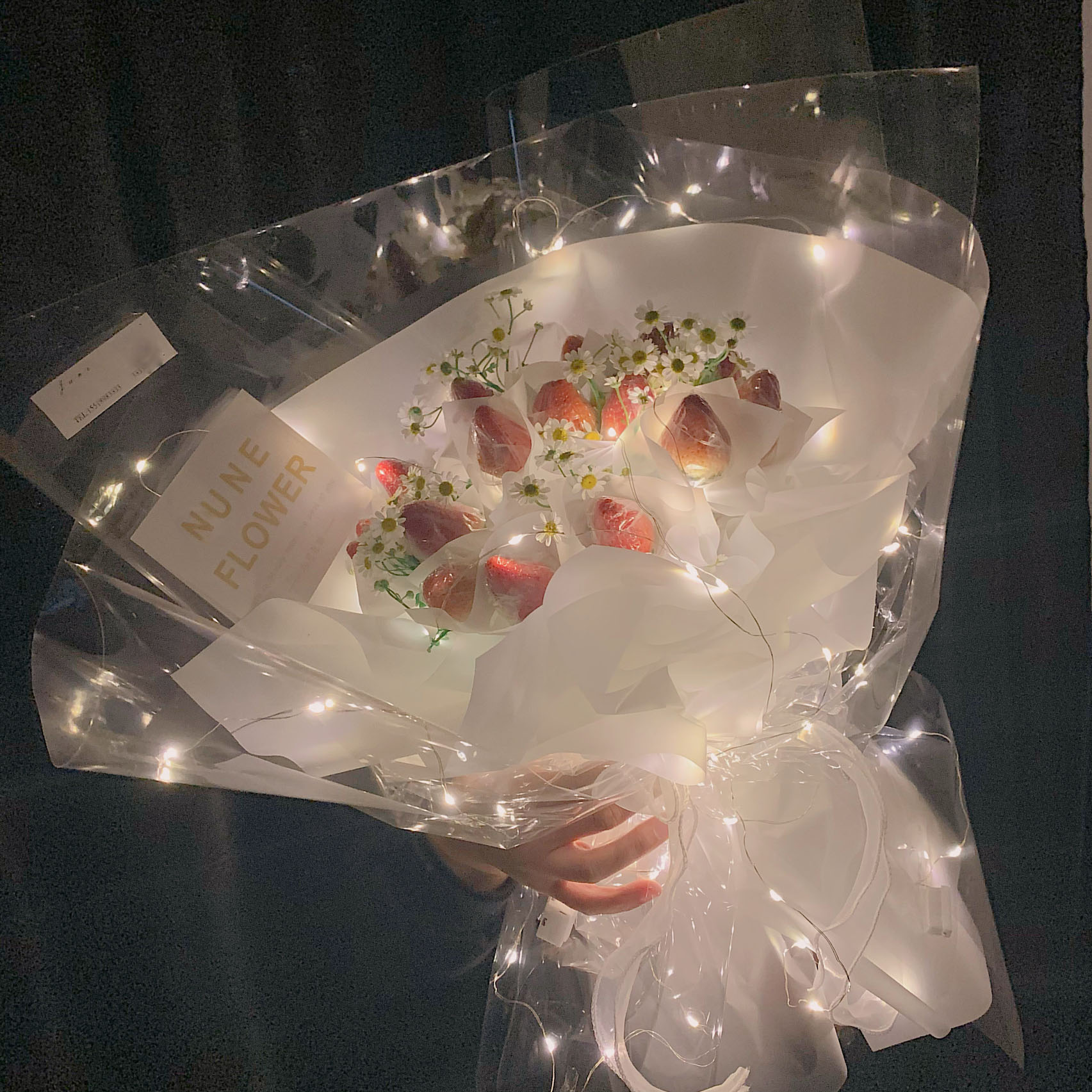 diy车厘子成品草莓花束送女友
