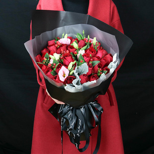 网红混搭花束长春鲜花速递同城郑州长沙沈阳青岛厦门生日配送花店