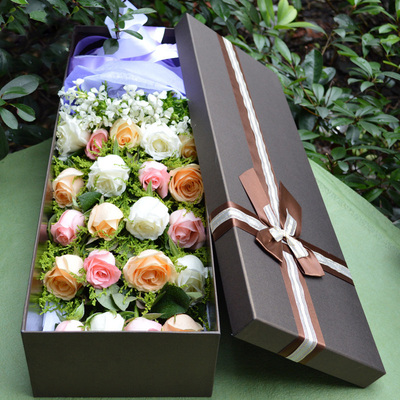 绣球混搭迎泽太原生日玫瑰花束