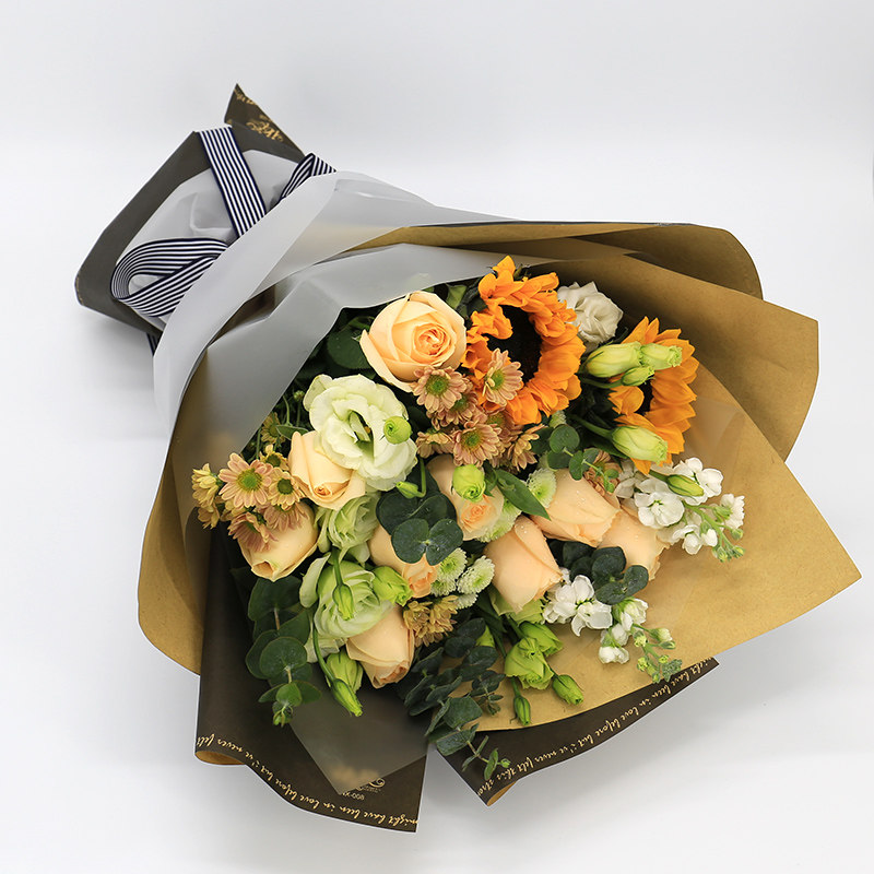 教师节生日北京上海香槟玫瑰花束