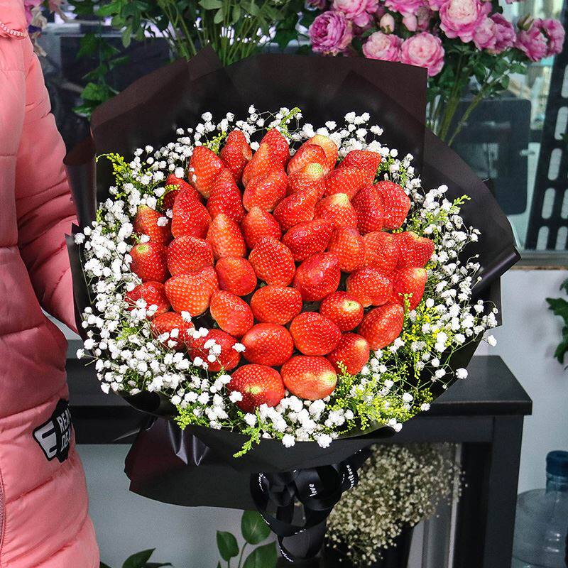深圳水果车厘子东莞郑州草莓花束