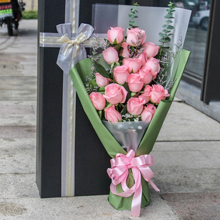 99朵红玫瑰花束泉州鲜花速递同城丰泽洛江泉港石狮晋江祝福送花店